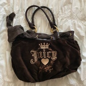 Large Juicy Couture Brown Bag